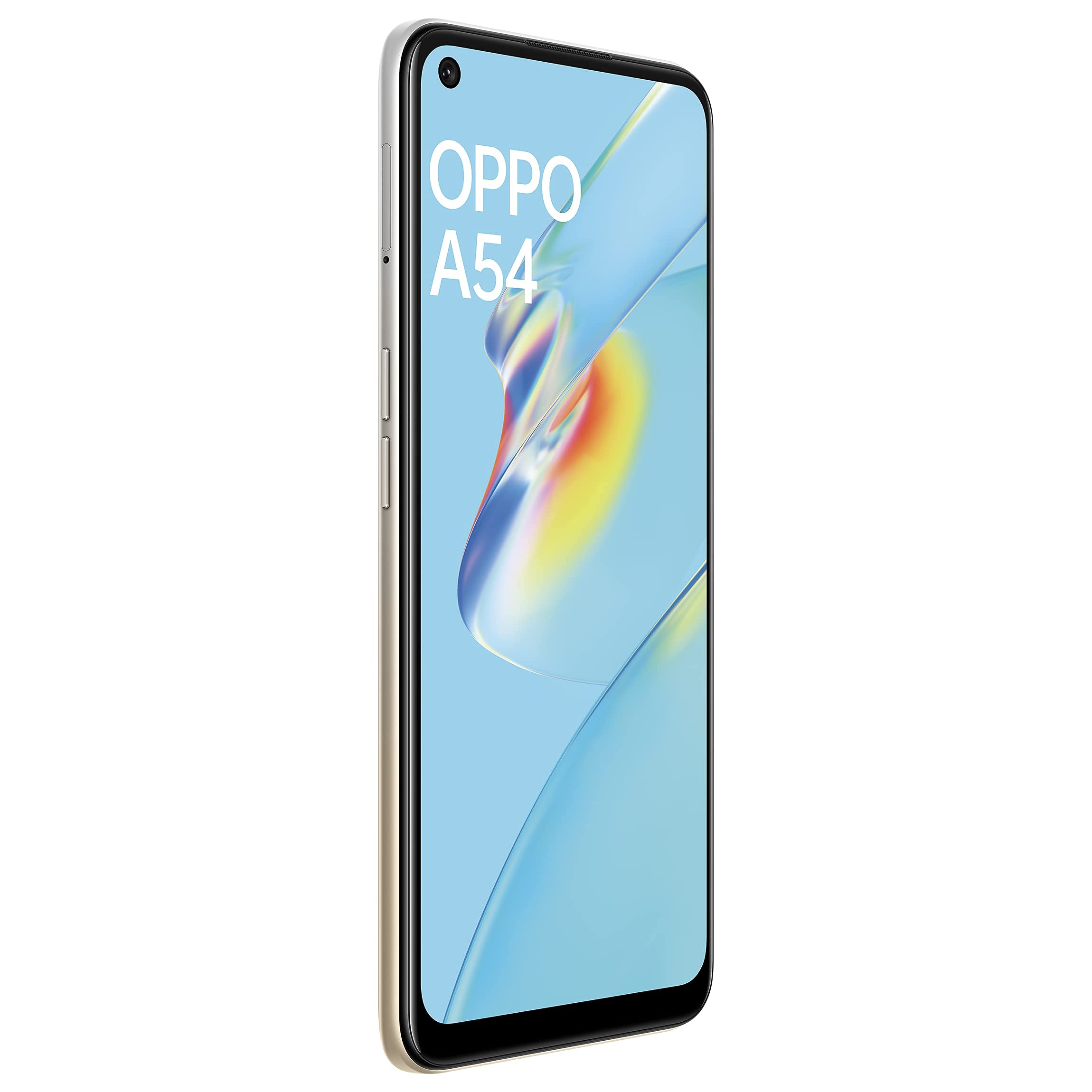 OPPO A54 4GB RAM スマートフォン Renewed) Oppo A54 (Moonlight Gold, 4GB RAM, 128GB Storage) with No